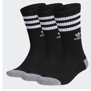 Adidas 3-STRIPES CREW SOCKS 3 PAIRS Size L